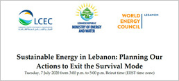 “Sustainable Energy in Lebanon: Planning Our Actions to Exit the Survival Mode”
